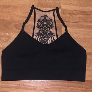 Lace Detail Crop Top